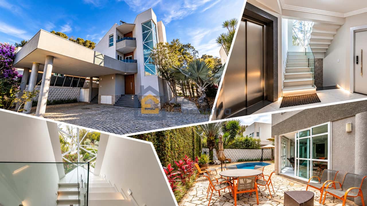 Casa Nova, mobiliada com 4 Suítes e Elevador no Pinewoods - Pinhais — foto 1 de 50