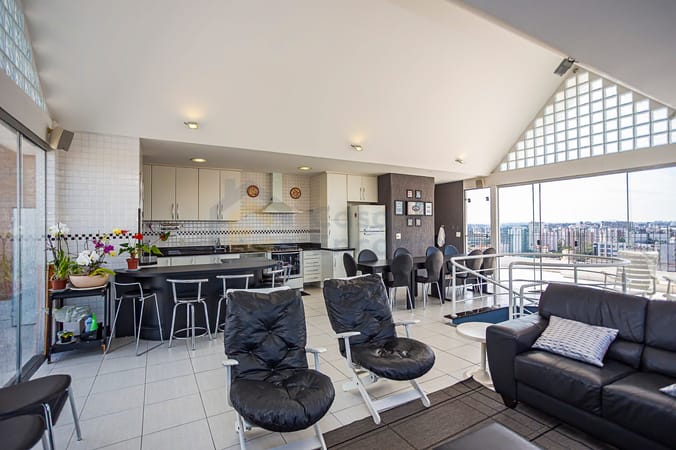 Cobertura Triplex Fontana Tritone, 20º andar, Centro Cívico, 4 Vagas, Gourmet + Terraço