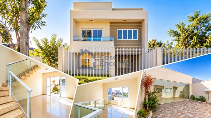 Sobrado à Venda 3 Quartos, Suíte com Closet e Espaço Gourmet no Pineville