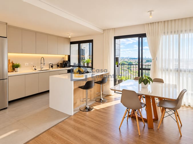 Apartamento VilleVert 97 m², 3 quartos(1suíte), ventilação cruzada, 2 vagas Centro, Pinhais
