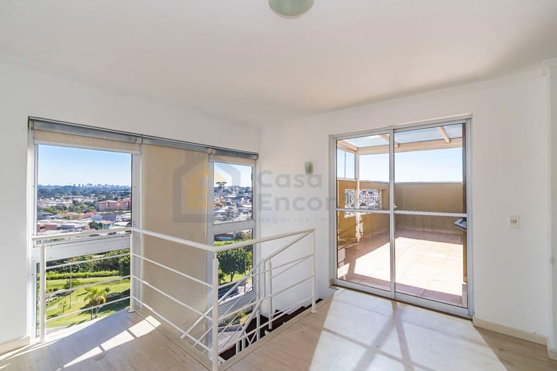 Cobertura Duplex 3 Qtos, Face Norte, Grand Chateau, Semi - Mobiliada e Vista Curitiba — foto 12