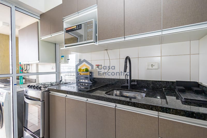 Apartamento de 2 quartos, sacada integrada -  Condomínio Grand Chateau - Pinhais/PR — foto 10