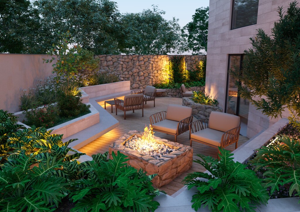 Área de Vivencia + Fireplace  